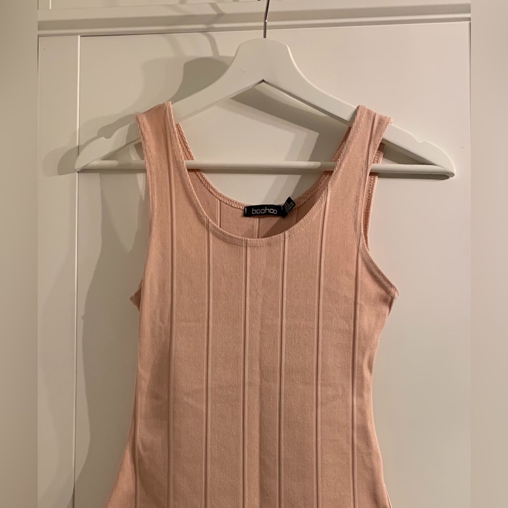 Boohoo pink bodysuit